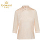 Gowani乔万尼真丝衬衫旗袍领刺绣国风复古新中式气质ET2C255201 商品缩略图4