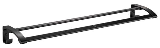 WGJ06H/挂件套装/浴巾架+双杆+三角篮2+纸巾架+厕刷架/黑色 商品图4