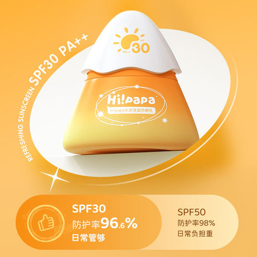 （送湿巾）海龟爸爸水感清盈防晒乳（小金山防晒乳）40g SPF30 商品图3