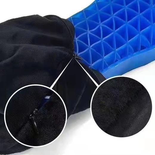 日式设计颈椎枕牵引凝胶蜂窝富贵包圆柱枕 商品图7