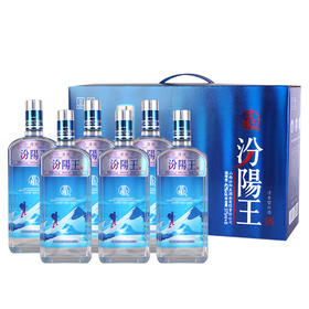 山西名酒 汾阳王 蓝图 高端清香型礼盒装白酒42度375ml*6瓶
