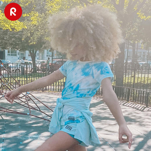 reima女孩儿童大童t恤春夏新款印花休闲防晒凉感运动圆领短袖 商品图4