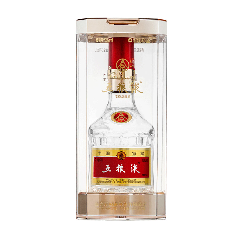 第八代五粮液 52度 浓香型白酒  375ml