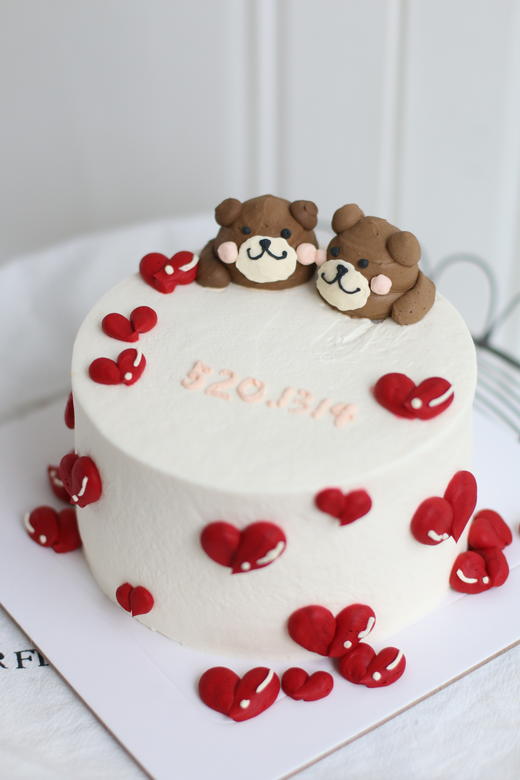 小熊情侣蛋糕 商品图0