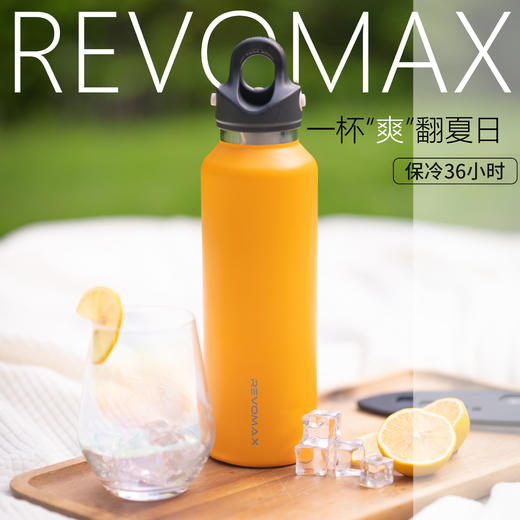 【爆款】Revomax锐虎单手一秒杯保温杯  便携出游运动户外 商品图1