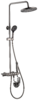 WYG17-37QY/ 恒温大淋浴套装(钢琴按键+圆形顶喷花洒+圆形喷枪)/枪灰色 商品缩略图1