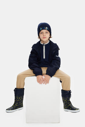 艾高 童靴童  NB20J-F 金心印花.【鞋底有膜，试穿小心】