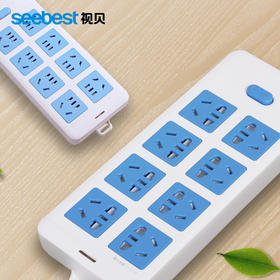 视贝A08G吸塑系列新国标排插