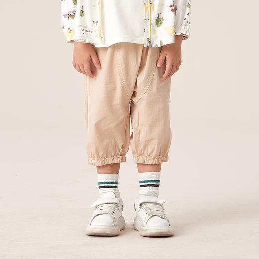 英氏-童衣类（夏）G3英梭中裤米卡其80CM 商品图0