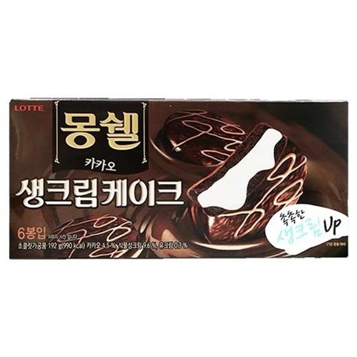 乐天梦雪可可奶油蛋糕192g몽쉘 카카오 생크림케이크 商品图0
