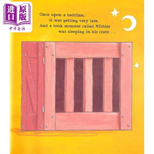 【中商原版】Emma Yarlett:Nibbles: The Bedtime Book 啃书小黄怪尼宝:晚安故事 英文原版 进口图书 儿童绘本 故事图画书 商品图2