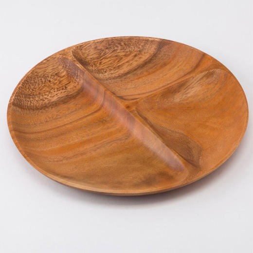 相思木 餐盘 圆形分格餐盘/咖啡餐盘 商品图3