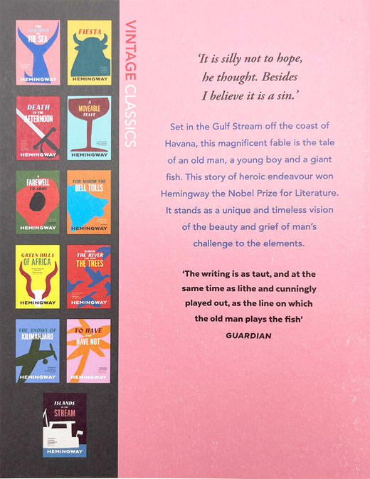 老人与海 英文原版小说 The Old Man and the Sea 海明威原著 Hemingway 经典名著 英文版进口英语书籍 商品图2