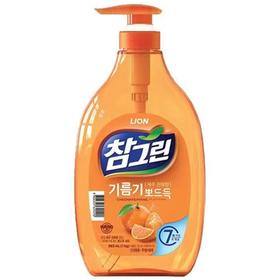 真绿色天惠香洗洁精1kg참그린 기름기 뽀드득 주방세제