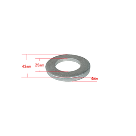  平垫圈垫片内径25mm外径43mm 东升Q401B24F6（10个装）
