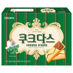 克丽安夹心条饼干咖啡289g크라운 쿠크다스 커피