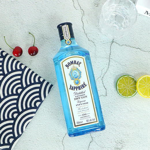 英国孟买蓝宝石金酒40度750ml*1瓶/2瓶 商品图3