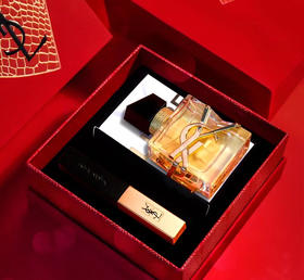 圣罗兰自由之水30ml+21号口红