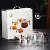璃海匠心琼林玉枝耐热玻璃茶具套组（1壶4杯） 商品缩略图0