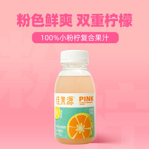 佳果源100%小粉柠复合果汁250g*9 商品图2