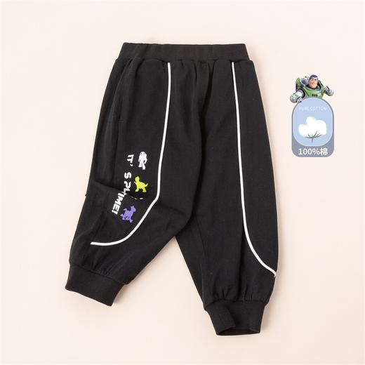 【商场同款】迪士尼童装男童运动休闲九分裤春秋夏季纯棉透气儿童撞色潮搭裤子 商品图1