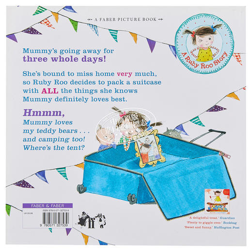 【中商原版】Laura Hughes 妈妈的行李箱 Mummy's Suitcase 精品绘本 低幼亲子故事绘本 亲子关系 平装 英文原版 3-6岁 商品图1