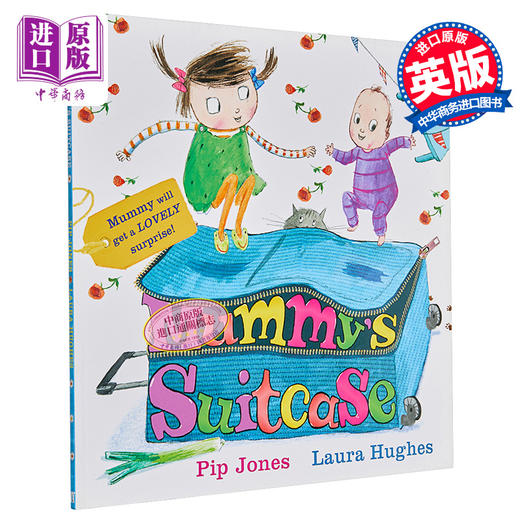 【中商原版】Laura Hughes 妈妈的行李箱 Mummy's Suitcase 精品绘本 低幼亲子故事绘本 亲子关系 平装 英文原版 3-6岁 商品图0
