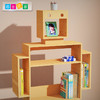 机器人置物架书架幼儿园阅读区创意机器人落地置物架学校展示书架 商品缩略图1