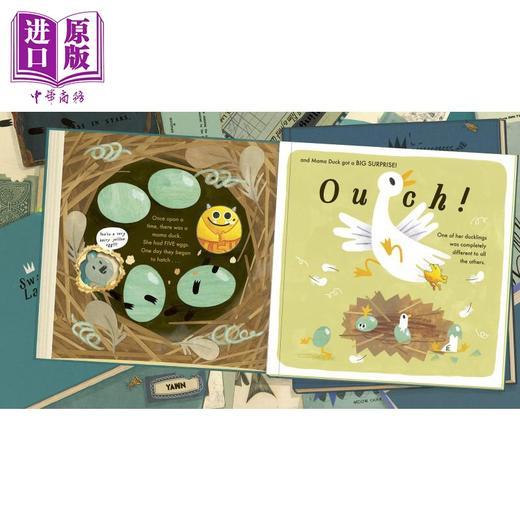 【中商原版】Emma Yarlett:Nibbles: The Bedtime Book 啃书小黄怪尼宝:晚安故事 英文原版 进口图书 儿童绘本 故事图画书 商品图1