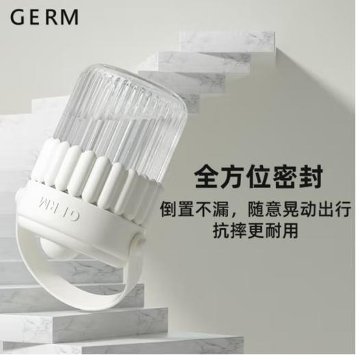 【清仓特惠3折】格沵（germ）水杯高颜值吸管啵啵杯女士Tritan耐高温车载便携罗马纹塑料杯子 商品图6