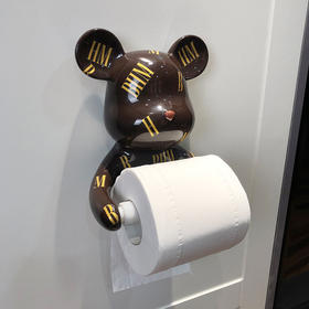【日用百货】-暴力熊纸巾架厨房卫生间壁挂免打孔