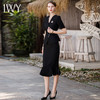 IWY/高端设计款西装套装女黑色修身显瘦夏季短袖半裙女两件套职业装女CS1783 商品缩略图3