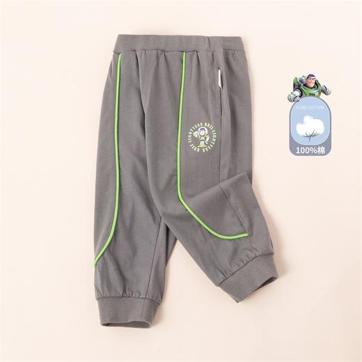 【商场同款】迪士尼童装男童运动休闲九分裤春秋夏季纯棉透气儿童撞色潮搭裤子 商品图2