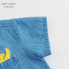 马克珍妮夏装新款 男童猫咪涂鸦纯棉牛仔短袖衬衫230852 商品缩略图3