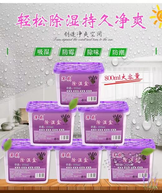 深感薰衣草竹炭除湿盒 商品图1