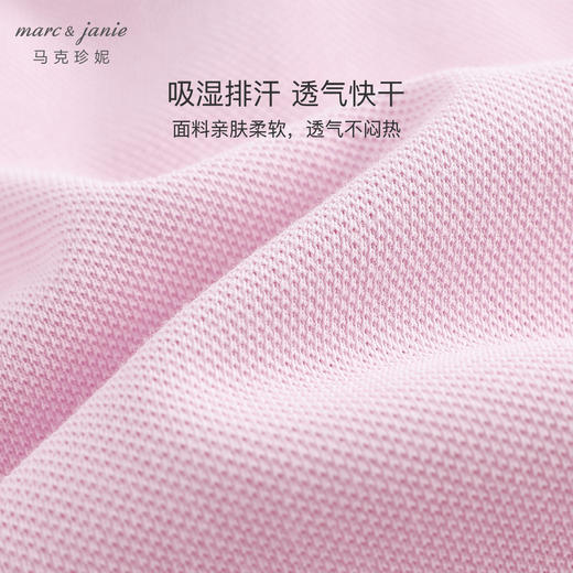 【凉感快干】马克珍妮新款夏装 女童撞色POLO领连衣裙230825 商品图4
