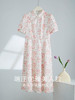 【专属特价】熙世界新中式连衣裙女2025夏装新款时尚浪漫复古国风改良旗袍裙子 商品缩略图3