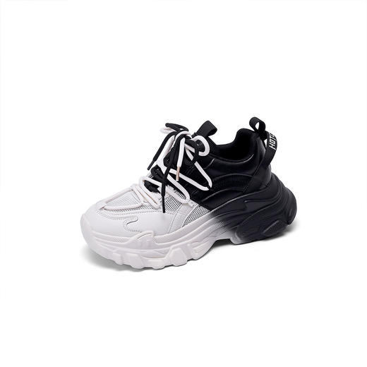 西村名物2022年夏新款活力网面老爹鞋渐变色休闲鞋女T22AM10971 商品图6