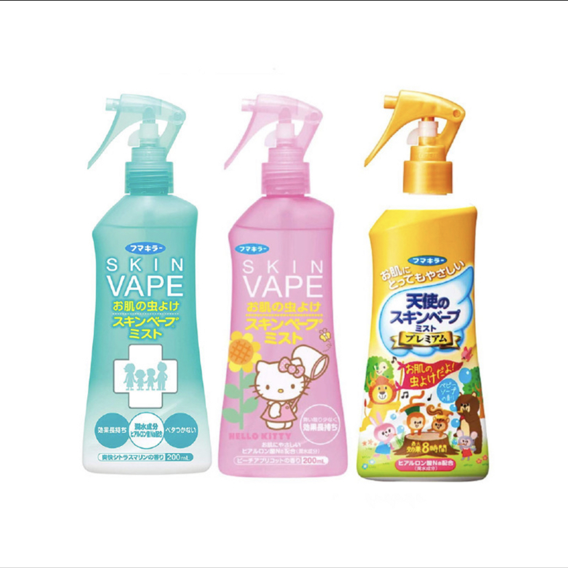 日本未来VAPE驱蚊水液防蚊喷雾孕婴儿童宝宝户外蚊虫叮咬花露水驱蚊水200ml