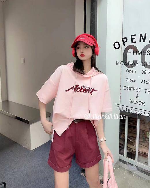 女有帽短T2696 商品图4