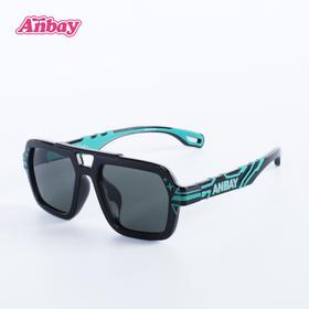安比男童墨镜防紫外线儿童太阳眼镜宝宝时尚遮阳镜儿童太阳镜A21232