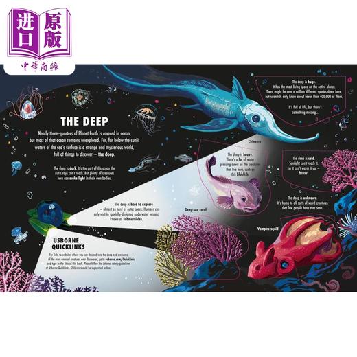 【中商原版】Extreme Planet: The Deep 极地星球:深海探秘 科学自然绘本 英文原版进口图书 知识百科图书 儿童读物百科全书 商品图1