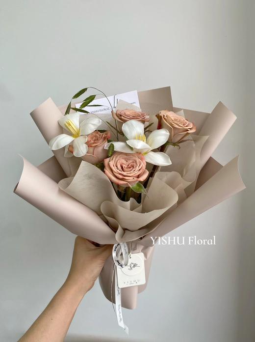 嫣然一笑————卡布奇诺花束 商品图0