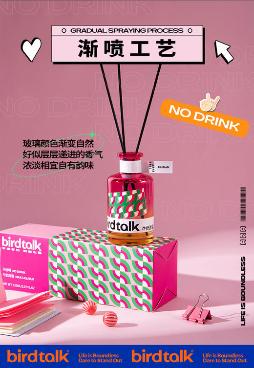 Birdtalk不给喝系列琥珀冰茶冷香挥发液-紫色/甜酒冷香挥发液-粉色 香薰、香液、香剂 商品图0