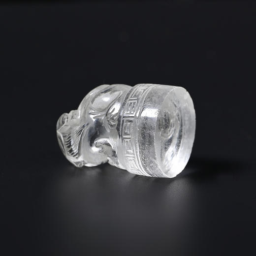 清代子母狮“太师少师”水晶印章 商品图4