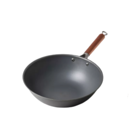 三禾窒氮防锈炒菜铁锅燃气灶专用无涂层微纳物理炒锅