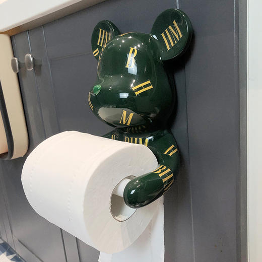 【日用百货】-暴力熊纸巾架厨房卫生间壁挂免打孔 商品图1