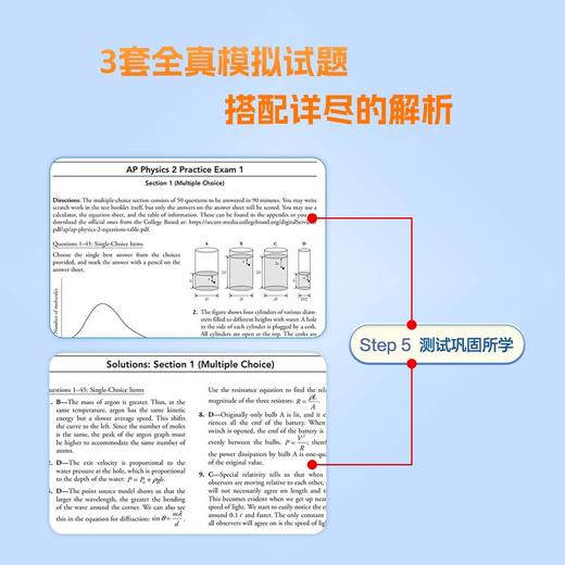 【新东方】AP物理2 5分制胜 AP考试物理 美国大学预科留学考试AP教材 AP Physics ap冲5分系列 商品图3