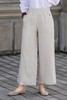 女麻阔腿裤88126 商品缩略图0