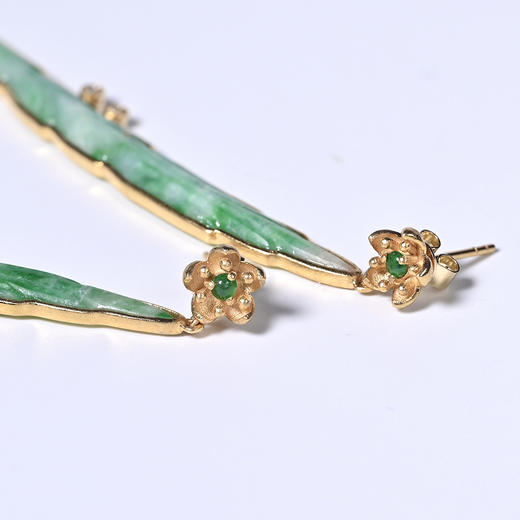 清代翡翠“一帆风顺”耳环 商品图6